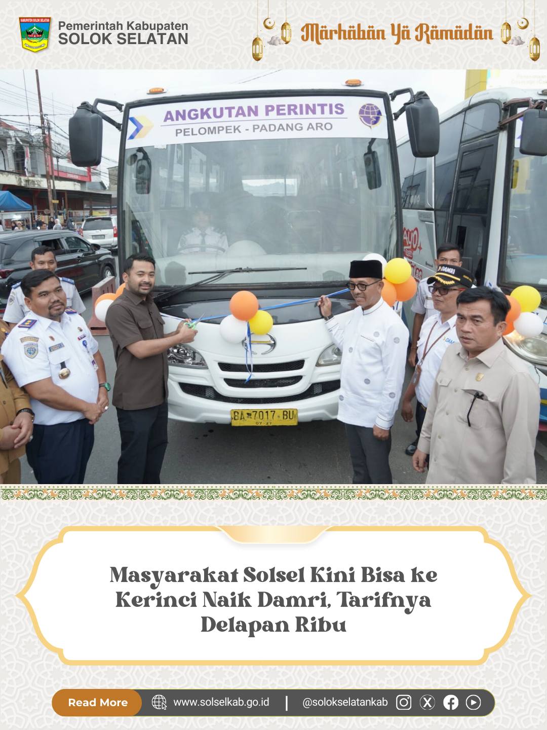 Masyarakat Solsel Kini Bisa ke Kerinci Naik Damri, Tarifnya Delapan Ribu