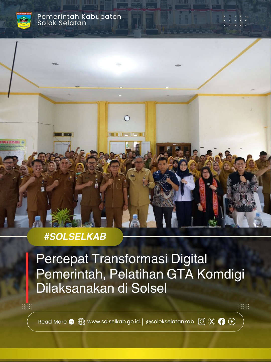 Percepat Transformasi Digital Pemerintah, Pelatihan GTA Komdigi Dilaksanakan di Solsel